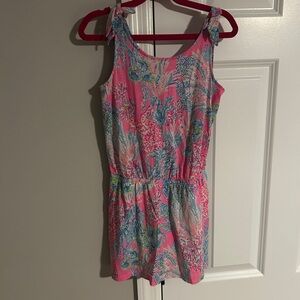 Lilly Pulitzer Pink and Blue Kids Casual Dress